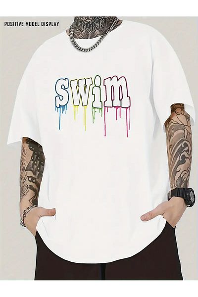 Bengi Clothing Premium Oversize Cut Short Sleeve Printed T-Shirt