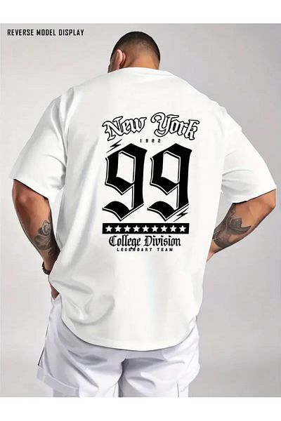 Bengi Clothing Premium Oversize Cut Short Sleeve Printed T-Shirt