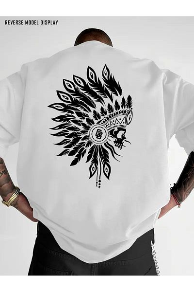 Bengi Clothing Premium Oversize κοντομάνικο μπλουζάκι με στάμπα