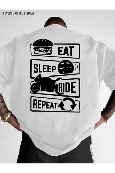 Bengi Clothing Premium Oversize Cut Short Sleeve Printed T-Shirt