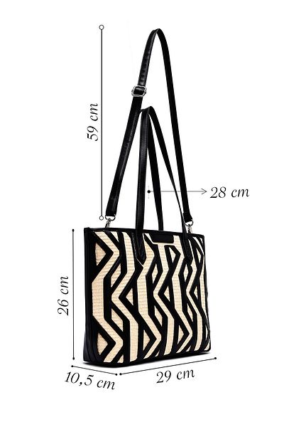 Derimod Women's Black Long Strap Shoulder Bag 25Sbd264614
