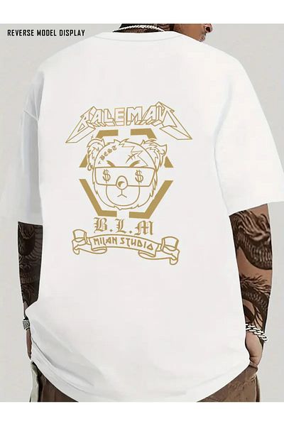 Bengi Clothing Premium Oversize Cut Short Sleeve Printed T-Shirt