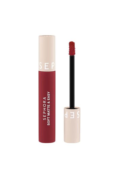 SEPHORA Soft Matte & Easy - Matte Lipstick, Ultra Light Matte Finish, Distinctive Shades, Long Lasting Color (4.5ml)