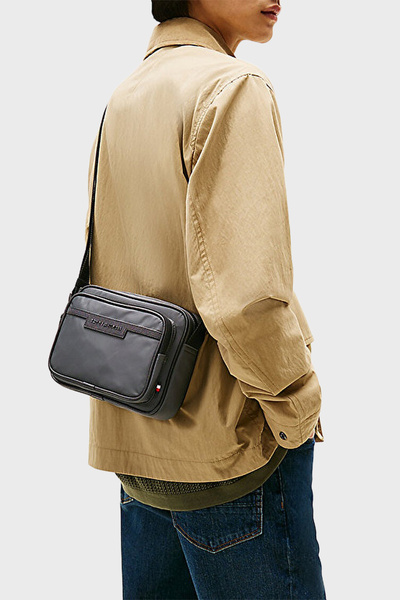 Tommy Hilfiger Logolu Ayarlanabilir Askılı Çanta Erkek ÇANTA AM0AM13468 PSM