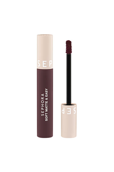 SEPHORA Soft Matte & Easy - Mat Ruj, Ultra Hafif Mat Bitiriş, Seçkin Tonlar, ...