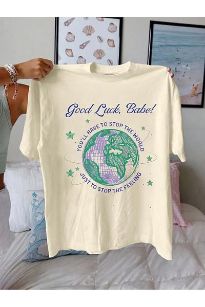 Bengi Clothing Premium Oversize Cut Short Sleeve Printed T-Shirt
