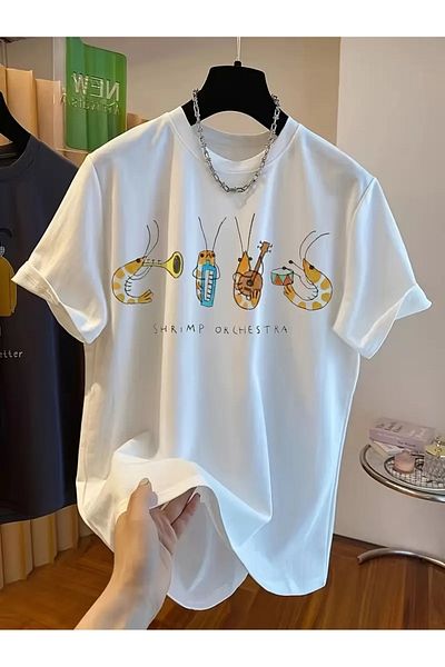 Bengi Clothing Premium Oversize Cut Short Sleeve Printed T-Shirt