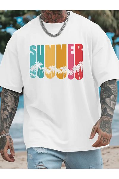 sole stories Premium Oversize Cut Short Sleeve Printed T-Shirt