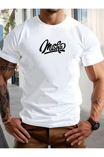 Bengi Clothing Premium Oversize Cut Short Sleeve Printed T-Shirt