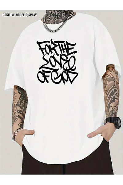 Bengi Clothing Premium Oversize Cut Short Sleeve Printed T-Shirt