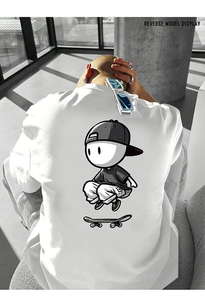 Bengi Clothing Premium Oversize Cut Short Sleeve Printed T-Shirt