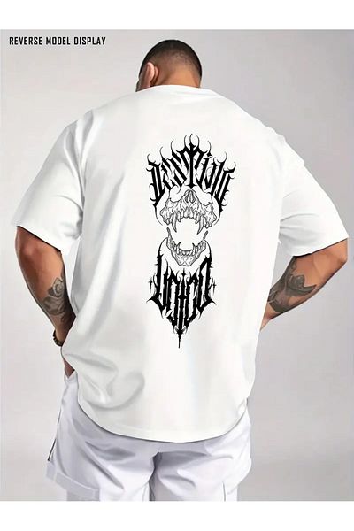 Bengi Clothing Premium Oversize Cut Short Sleeve Printed T-Shirt
