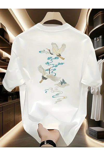 Bengi Clothing Premium Oversize Cut Short Sleeve Printed T-Shirt