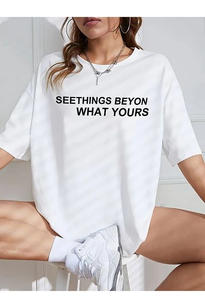 Bengi Clothing Premium Oversize Cut Short Sleeve Printed T-Shirt