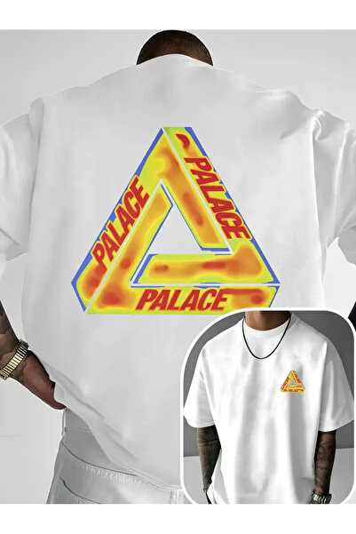 Aether تي شيرت مطبوع بأكمام قصيرة ومقاس كبير ممتاز