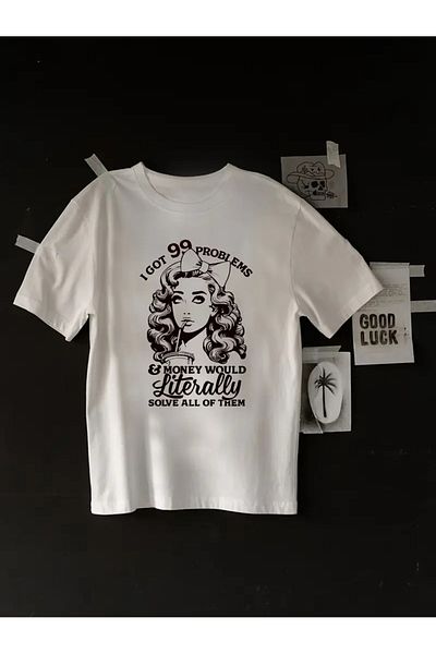 sole stories Premium Oversize Cut Short Sleeve Printed T-Shirt