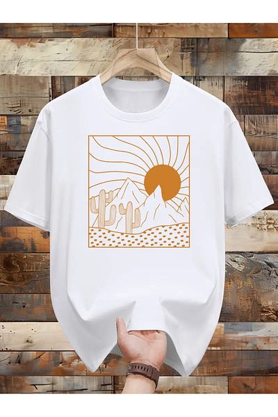 Bengi Clothing Premium Oversize Cut Short Sleeve Printed T-Shirt