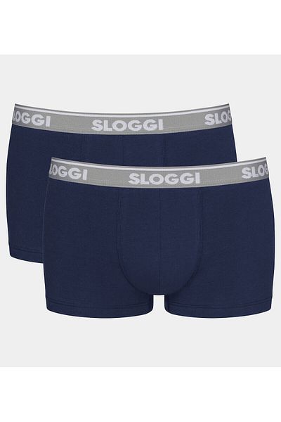 Triumph Set chilot (2 buc) barbati sloggi men GO ABC Hipster, Triumph, S INTL, albastru inchis