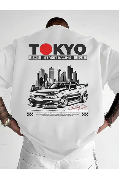 sole stories Premium Oversize Cut Short Sleeve Printed T-Shirt