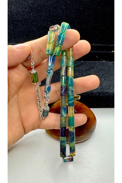 İskenderun Tesbihcilik Multicolor Cutout Model Crimping Katelin Rosary