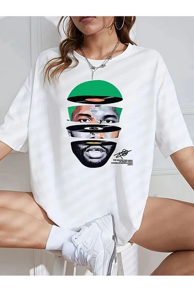 Bengi Clothing Premium Oversize Cut Short Sleeve Printed T-Shirt
