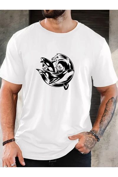 Bengi Clothing Premium Oversize Cut Short Sleeve Printed T-Shirt