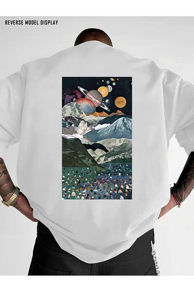 sole stories Premium Oversize Cut Short Sleeve Printed T-Shirt