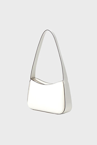 Guess Arnela Logo Fixed Strap Mini Patent Leather Bag Hwny9496170 Bag Hwny94 96170 Whi