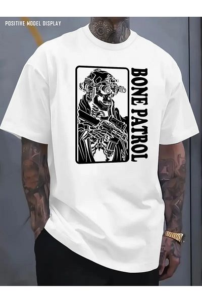 Bengi Clothing Premium Oversize Cut Short Sleeve Printed T-Shirt