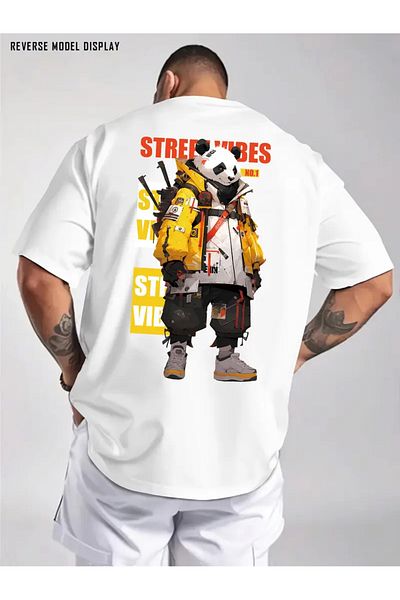 Bengi Clothing Premium Oversize Cut Short Sleeve Printed T-Shirt