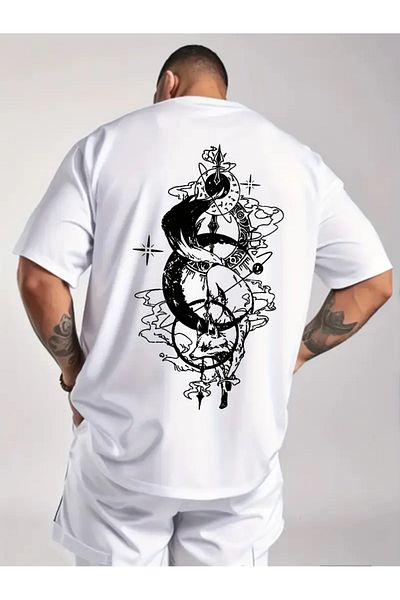 Bengi Clothing Premium Oversize Cut Short Sleeve Printed T-Shirt