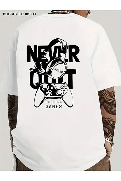 Bengi Clothing Premium Oversize Cut Short Sleeve Printed T-Shirt