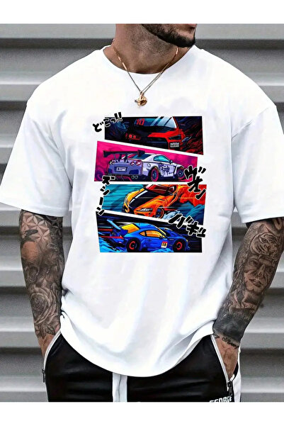 Jose Clothing Premium Oversize κοντομάνικο μπλουζάκι με στάμπα