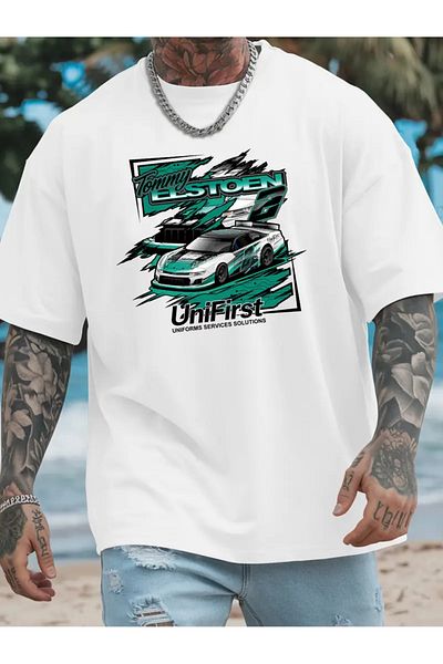 sole stories Premium Oversize Cut Short Sleeve Printed T-Shirt