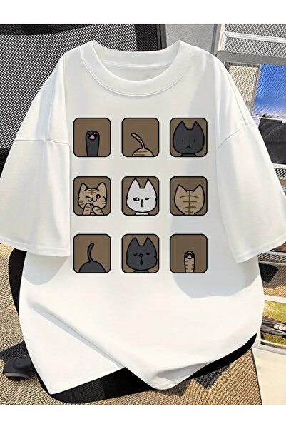 Jose Clothing تي شيرت مطبوع بأكمام قصيرة ومقاس كبير ممتاز