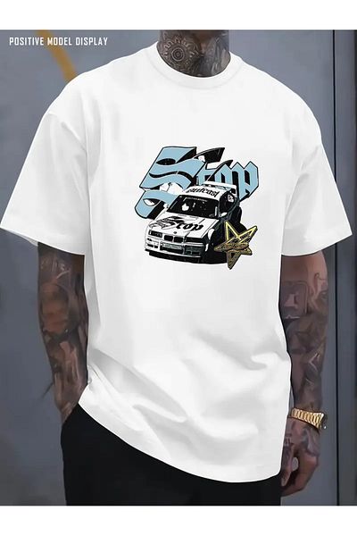 Bengi Clothing Premium Oversize Cut Short Sleeve Printed T-Shirt