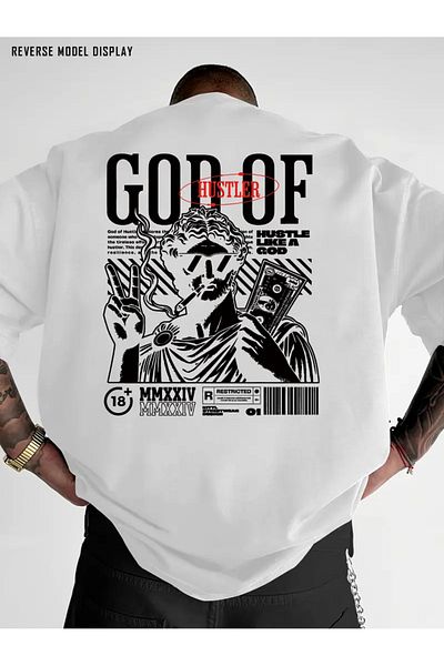 sole stories Premium Oversize Cut Short Sleeve Printed T-Shirt