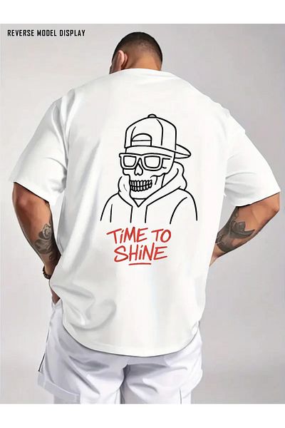 Jose Clothing Premium Oversize Cut Short Sleeve Printed T-Shirt