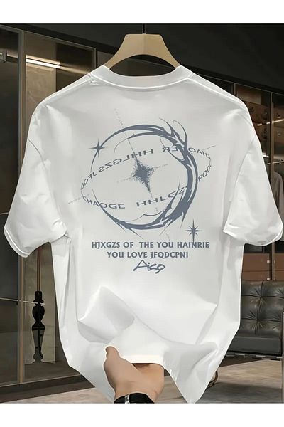 Bengi Clothing Premium Oversize Cut Short Sleeve Printed T-Shirt