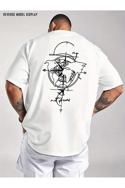 sole stories Premium Oversize Cut Short Sleeve Printed T-Shirt