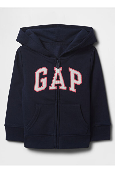 GAP Baskılı Kız Çocuk Koyu Lacivert Sweatshırt 742963001