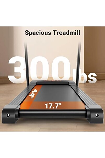 Rovyfota Folding Treadmill, Foldable Fitness Equipment with LCD for Walking & Running