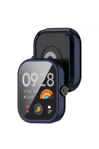 İncisoft حافظة حماية كاملة من السيليكون الناعم المتوافق مع Redmi Watch 4 / Redmi Watch 5 وواقي شاشة