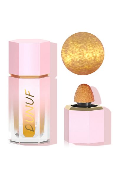 DUNUF Highlighter, Liquid Shimmer Multi-used Brightening Face Illuminator Makeup for Face and Body 6g