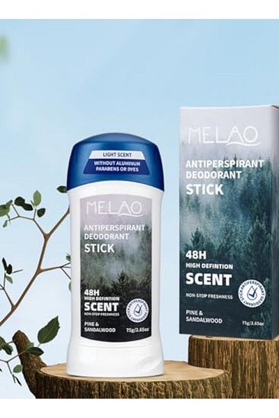 Melao Antiperspirant Deodorant Stick for Men, Long Lasting Refreshing Gentle Underarm Care, 75g