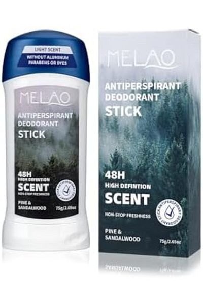 Melao Antiperspirant Deodorant Stick for Men, Long Lasting Refreshing Gentle Underarm Care, 75g