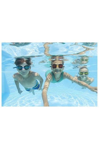 BESTWAY Aqua Burs Essential Swim Goggles – Anti-Fog, UV Protection, No-Leak Comfort Fit