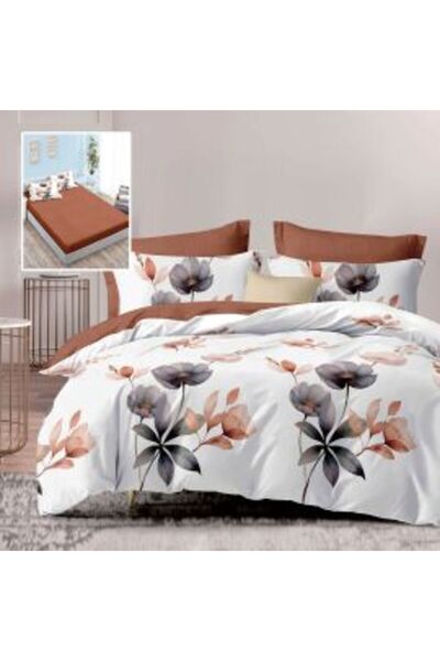 Ralex Economic Double Bed Linen Finet 6 Pieces with Mattress Cover + 2 Quilted Pillows 50 x 70 cm + Spring