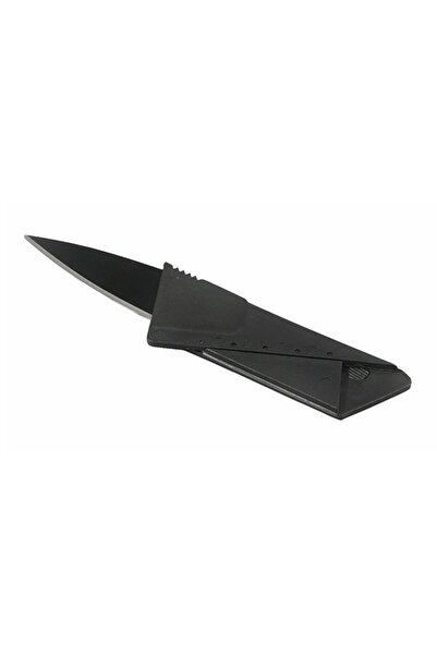 PROCART Multifunctional credit card knife, foldable, 55 HRC, 85.6 x 54 x 2.2mm, 13g, black