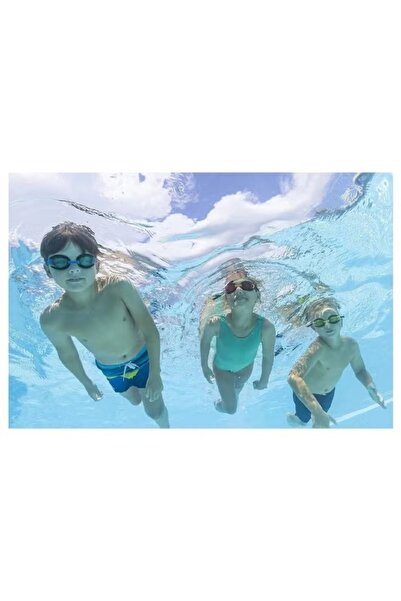BESTWAY Aqua Burst Essential Swimming Goggles, Anti-Scratch Lenses, Adjustable Fit for Kids & Adults